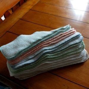 Hemp boosters for cloth diapering